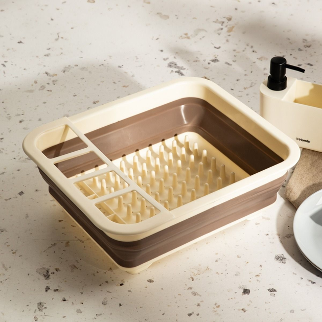 Сушарка Homla Easy Clean для посуду 36x31 см (5906496723773) - зображення 7