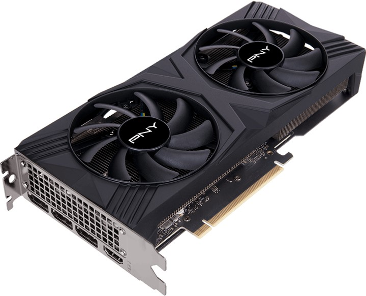 Karta graficzna PNY PCI-Ex GeForce RTX 4060 Ti Verto Dual Fan 8GB GDDR6 (128bit) (2310/18000) (HDMI, 3 x DisplayPort) (VCG4060T8DFXPB1) - obraz 4