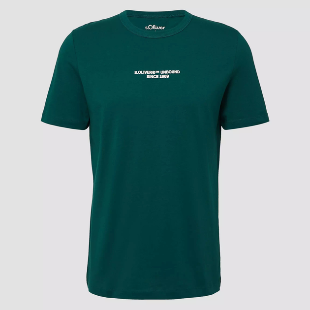 T-shirt męski bawełniany s.Oliver 10.3.11.12.130.2170132-79D2 2XL Zielona (4099978329158) - obraz 6
