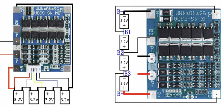 Плата защиты BMS 4s 30А LiFePO4 c балансировкой - изображение 2