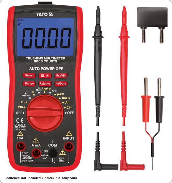 Miernik cyfrowy YATO YT-73085 - obraz 3