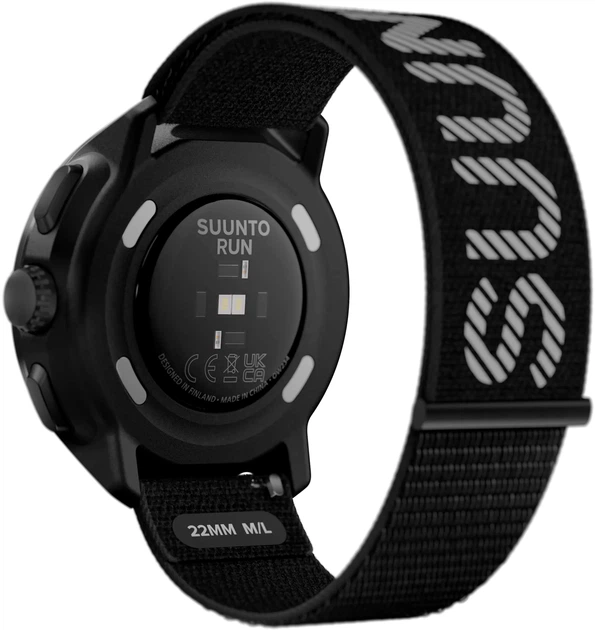 Smartwatch Suunto Run All Black z paskiem tekstylnym (6417084212603) - obraz 6