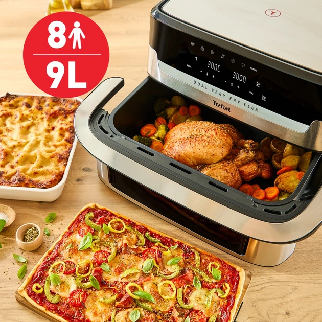 Мультипіч Tefal Dual Easy Fry Flex EY922DE0 - зображення 4
