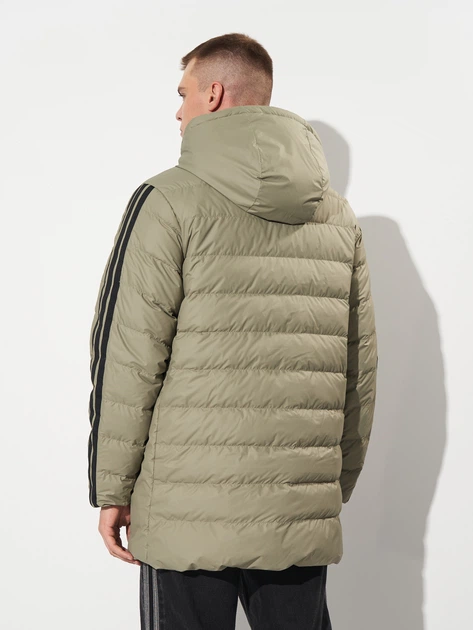 Пуховик мужской Adidas Essentials Climawarm 3-Stripes JM4062 M Серебристый (4068811717599) - изображение 2