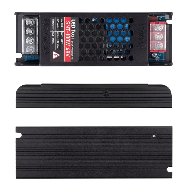 Блок питания LEDTech 48V 2.1А 100W премиальная тонкая серия "SNT" - изображение 2