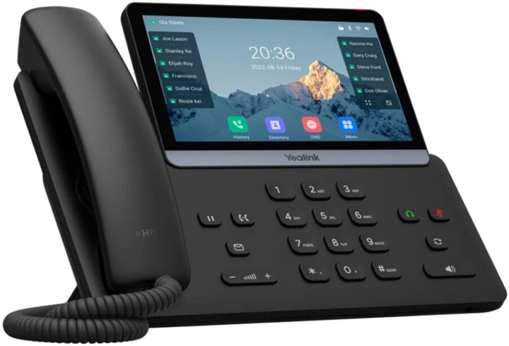 Telefon IP Yealink SIP-T85W Black (1301220) - obraz 2