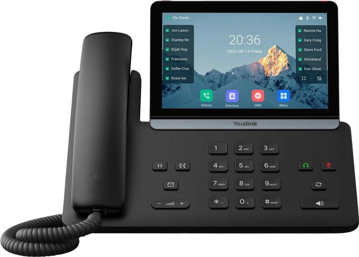 Telefon IP Yealink SIP-T87W Black (1301227) - obraz 1