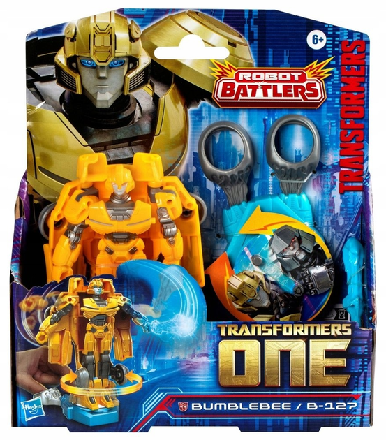 Іграшка-трансформер Hasbro Transformers One Robot Battlers Бамблбі (b-127) F9203 / F9390 (5010996194541) - зображення 1
