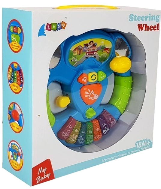 Інтерактивне кермо з піаніно LEAN Toys 7588 (5904665996348) - зображення 1