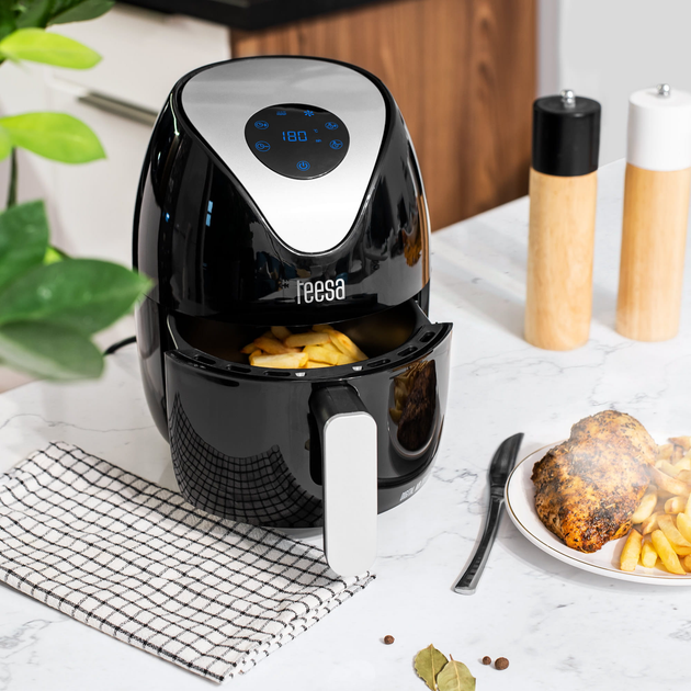 Фритюрниця Teesa Digital Air Fryer Чорна (TSA8053) - зображення 8