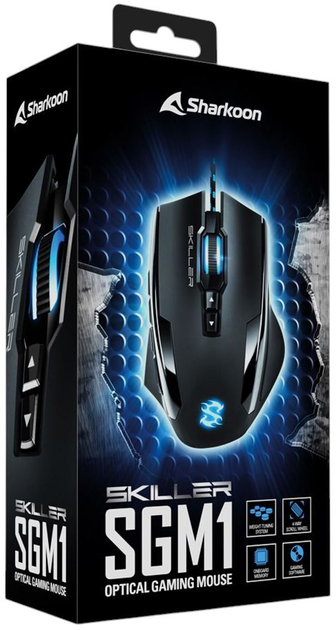 Миша Sharkoon Skiller SGM1 USB Black (4044951018963) - зображення 7