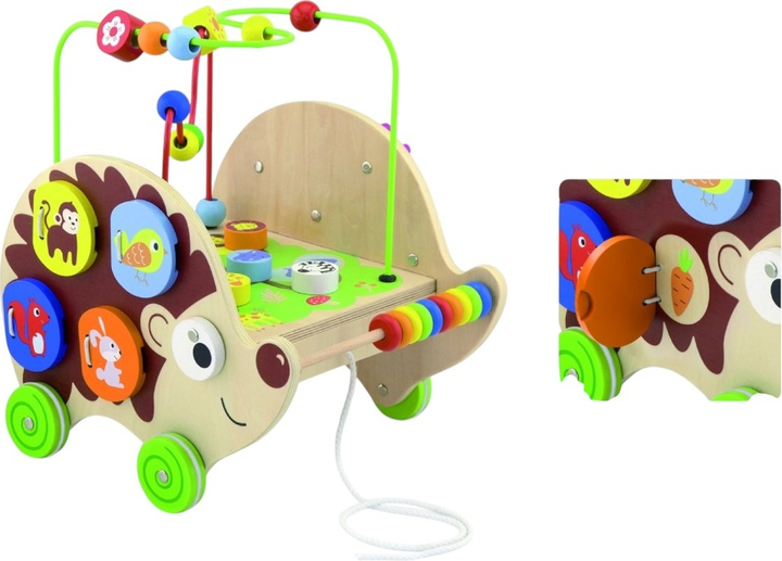 Іграшка-каталка Viga Toys Їжачок 4 в 1 (50012) - зображення 2