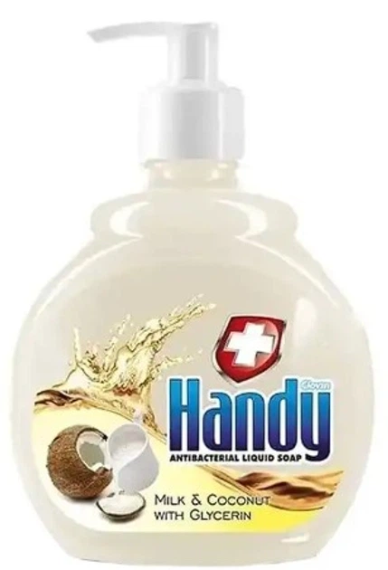 Жидкое мыло Handy Milk&Coconut with Glycerin Антибактериальное 500 мл - Фото 1 Жидкое мыло Handy Milk&Coconut with Glycerin Антибактериальное 500 мл - изображение 1
