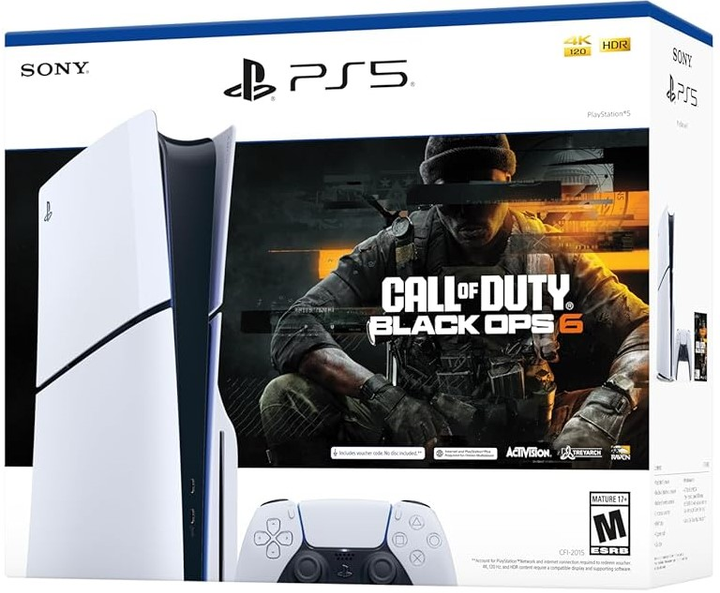 Konsola Sony PlayStation 5 Slim 1TB Call of Duty: Black Ops 6 Bundle White (1000049595) - obraz 2