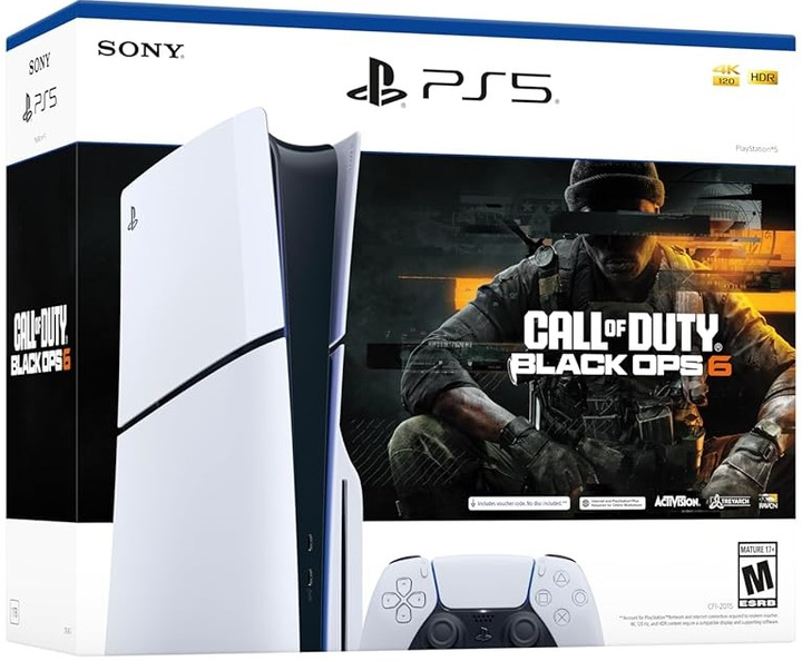 Konsola Sony PlayStation 5 Slim 1TB Call of Duty: Black Ops 6 Bundle White (1000049595) - obraz 3