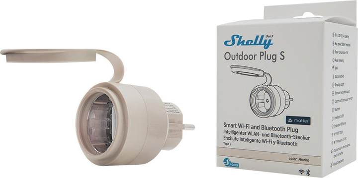 Gniazdko inteligentne Shelly Outdoor Plug S Gen3 12 A (SHELLY_O_PLUG_S_GEN3_W) - obraz 4