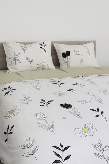 Комплект постельного белья Ecotton полуторный 147x210 см 24303 сатин (24798_00000) - изображение 4