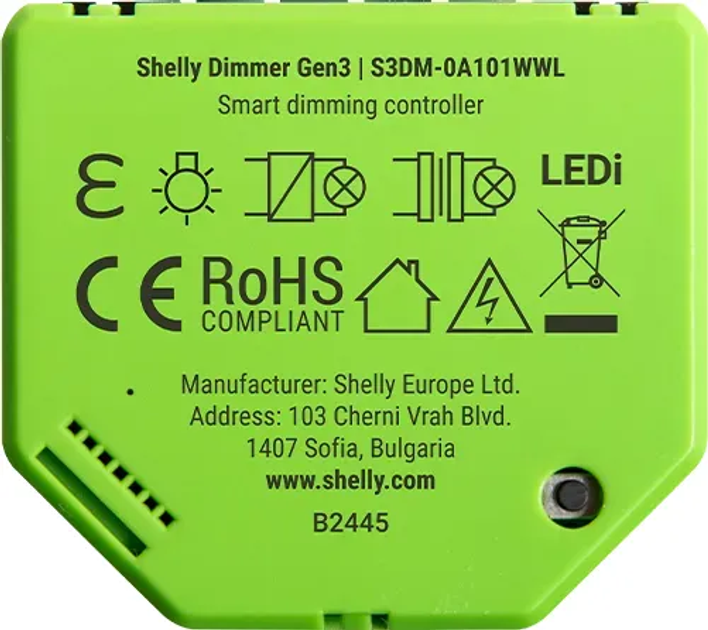Ściemniacz Shelly Dimmer Gen3 (Shelly_Dimmer_Gen3) - obraz 2