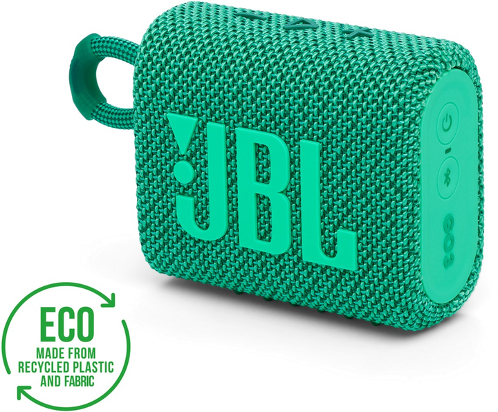 Głośnik przenośny JBL Go 3 Eco green (JBLGO3ECOGRN) - obraz 1