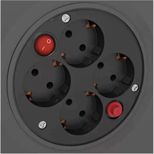 Przedłużacz bębnowy Emos P092251 25 m z wył. (PVC 3×1.5 mm 3680 W) - obraz 5