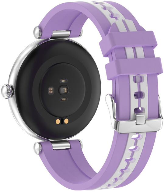 Смарт-годинник Canyon Semifreddo SW-61 Silver-Lavender (CNS-SW61PP) - зображення 4