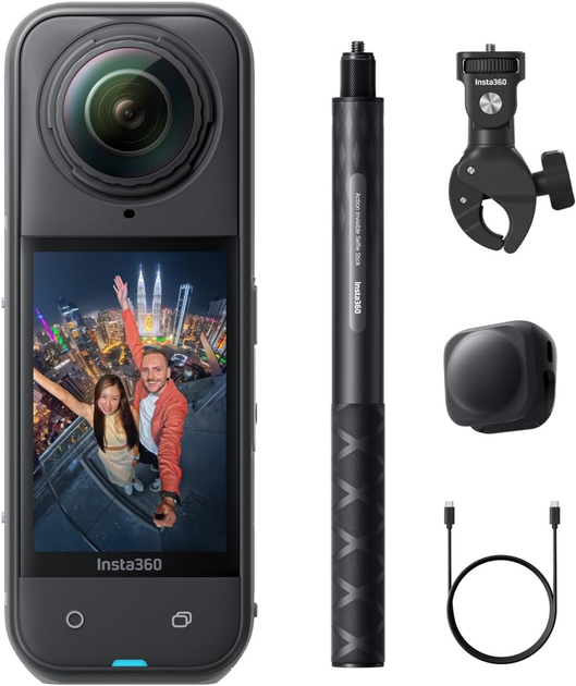 Kamera sportowa Insta360 X5 Motorcycle Bundle (CINSAAHAX502) - obraz 1