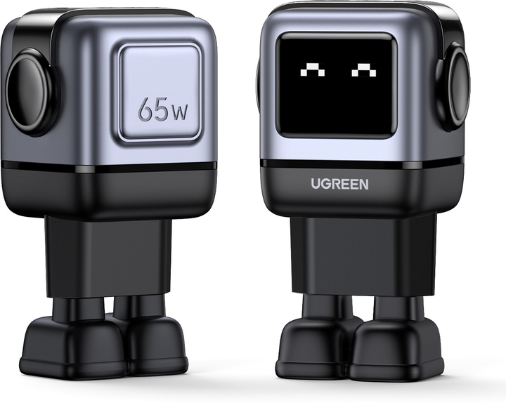 Ładowarka sieciowa Ugreen Nexode RG 65W GaN Charger Grey (UGR-25685) - obraz 2