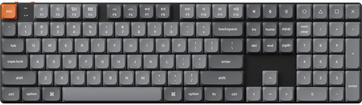 Klawiatura bezprzewodowa Keychron K5 Max Gateron MX 2.0 Brown QMK RGB Wireless/Bluetooth/USB Black (K5MH3_KEYCHRON) - obraz 1