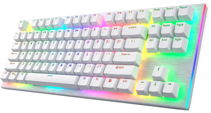 Клавіатура дротова Hator Gravity X TKL USB White (HTK551) - зображення 3