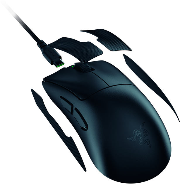 Mysz Razer DeathAdder V4 PRO Wireless/USB Black (RZ01-05330100-R3G1) - obraz 5