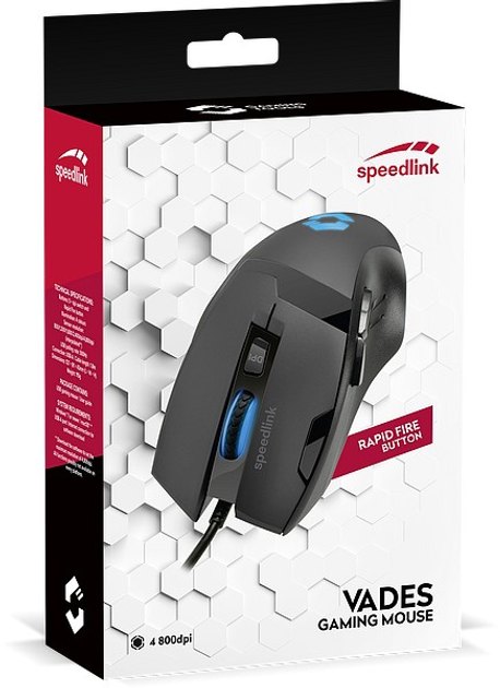 Mysz Speedlink Vades Gaming Mouse Black (SL-680014-BKBK) - obraz 5