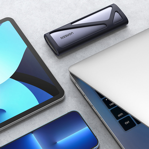 Obudowa zewnętrzna Ugreen CM400 dla M.2 SSD (NVMe) M-KEY USB 3.2 Type-C (90264_WV) - obraz 4