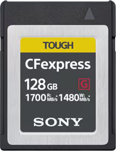 Карта пам'яті Sony CFexpress Type B 128GB R1700/W1480 (CEBG128.SYM) - зображення 1