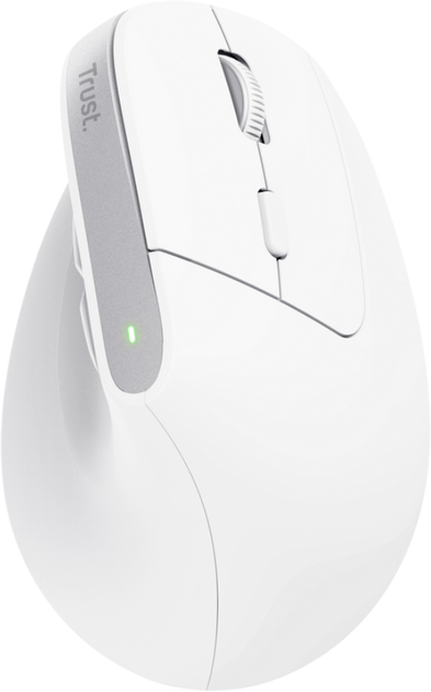 Mysz Trust Bayo+ Ergo Wireless/Bluetooth White (TR25399) - obraz 1