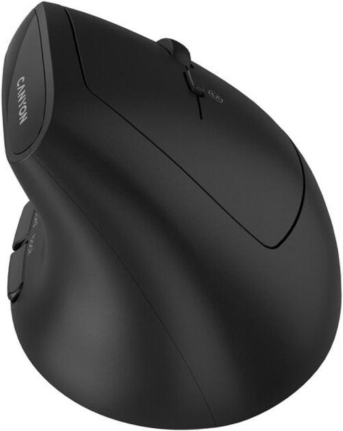 Mysz Canyon MW-25 LED Silent Wireless/Bluetooth Black (CNS-CMSW25) - obraz 4