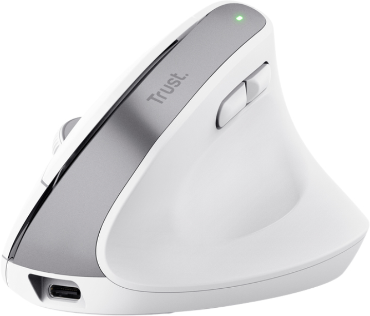 Mysz Trust Bayo+ Ergo Wireless/Bluetooth White (TR25399) - obraz 4