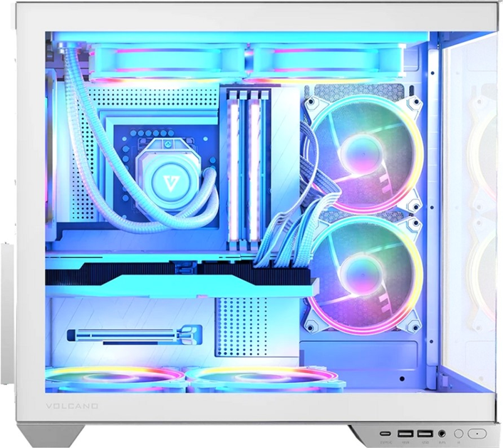 Корпус Modecom Volcano Panorama Apex ARGB 5F Midi White (AT-PANORAMA-5F-ARGB-20-00) - зображення 13