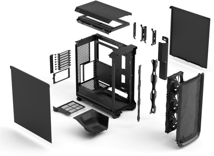 Obudowa Fractal Design Meshify 3 Black Solid (FD-C-MES3A-01) - obraz 14