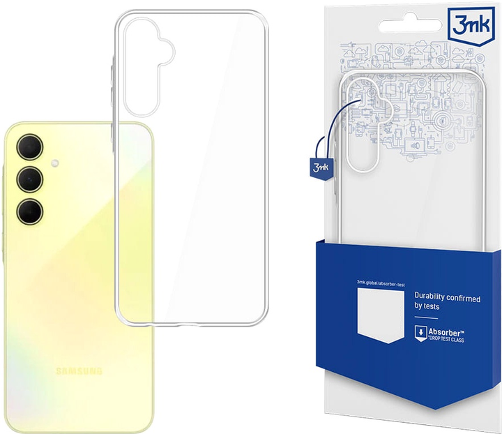 Etui 3MK Clear Case do Samsung Galaxy A35 5G Transparentne (5903108549189) - obraz 1