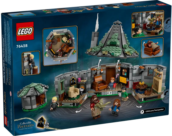 Zestaw klockow LEGO Harry Potter Chatka Hagrida: niespodziewana wizyta 896 elementow (76428) (955555911095071) - Outlet - obraz 1