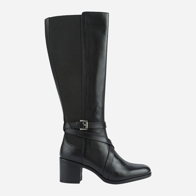 Kozaki damskie skorzane Geox D26FSC00043-C9999 36 Czarne (8050036686015) (955555906627896) - Outlet - obraz 1
