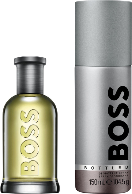 Zestaw prezentowy męski Hugo Boss Boss Bottled Woda toaletowa 50 ml + Dezodorant w sprayu 150 ml (3616305265142) - obraz 2