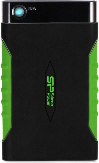 Жорсткий диск Silicon Power Armor A15 1TB SP010TBPHDA15S3K 2.5 USB 3.0 External Black - зображення 1