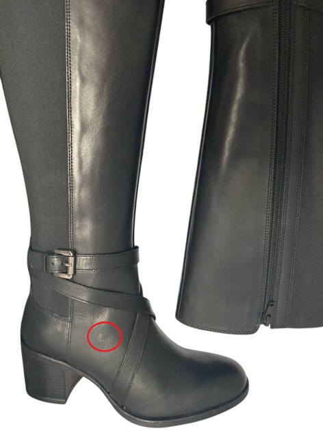 Kozaki damskie skorzane Geox D26FSC00043-C9999 36 Czarne (8050036686015) (955555906627896) - Outlet - obraz 2