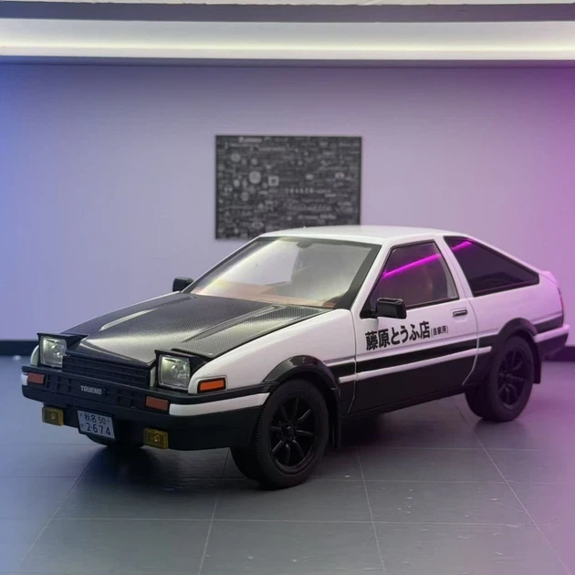 Модель 1:24 Initial D AE86 Trueno Fujiwara Takumi | металлическая