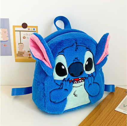 Рюкзак плюшевый детский Стич, Disney Lilo and Stitch, 24x19x11см