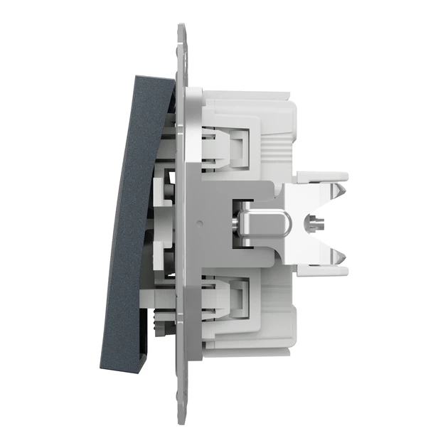 Выключатель одноклавишный Schneider Electric Asfora сталь EPH0100162 - Фото 2 Выключатель одноклавишный Schneider Electric Asfora сталь EPH0100162 - изображение 2