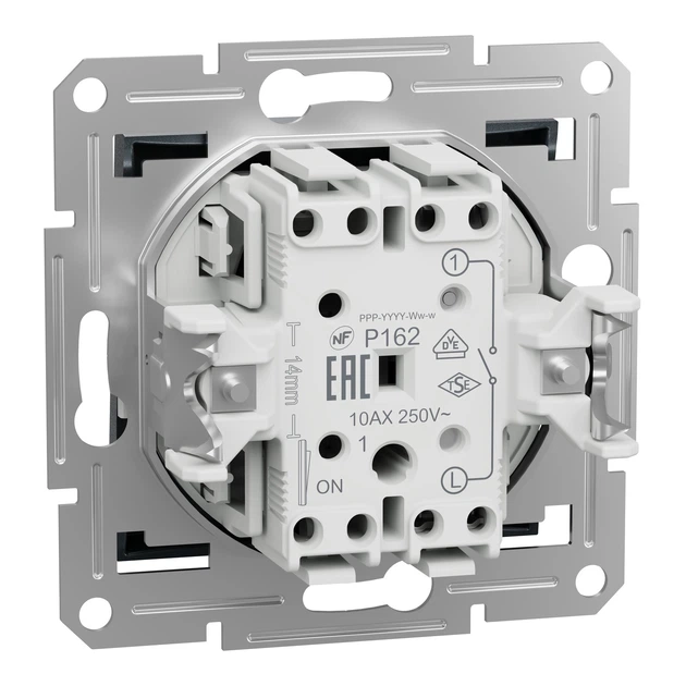 Выключатель одноклавишный Schneider Electric Asfora сталь EPH0100162 - Фото 3 Выключатель одноклавишный Schneider Electric Asfora сталь EPH0100162 - изображение 3