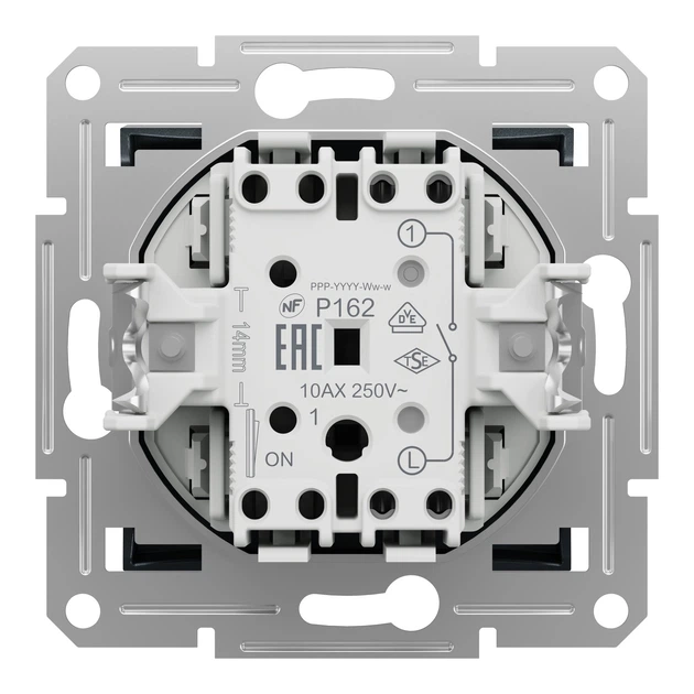 Выключатель одноклавишный Schneider Electric Asfora сталь EPH0100162 - Фото 7 Выключатель одноклавишный Schneider Electric Asfora сталь EPH0100162 - изображение 7