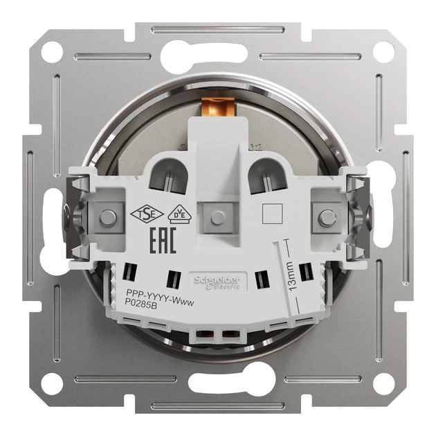 Розетка Schneider Electric Asfora с заземлением бронза EPH2900169 - изображение 8